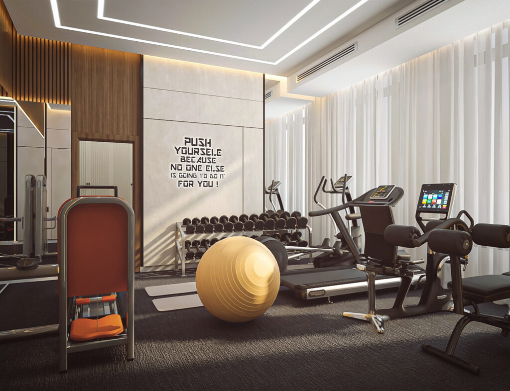 YB Fitness Gym Interior